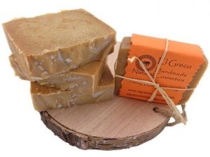 honey donkey milk soap front