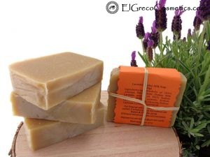 lavender donkey milk soap back