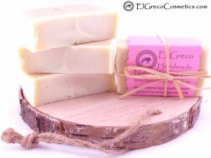 White Natural Donkey milk soap