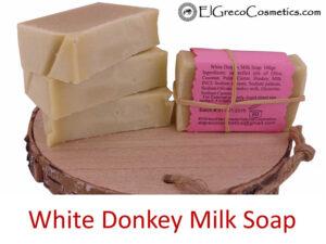 5pack white natural donkeymilk soap