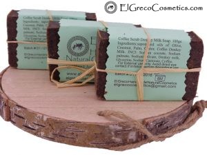 3 pack coffee scrub donkey milk soap back