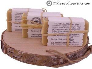 3 pack natural donkey milk soap back