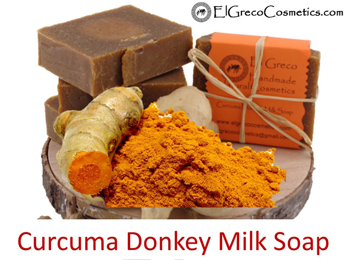 3pack curcuma donkey milk soap