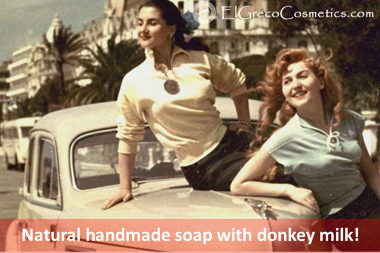 Natural handmade soap with donkey milk