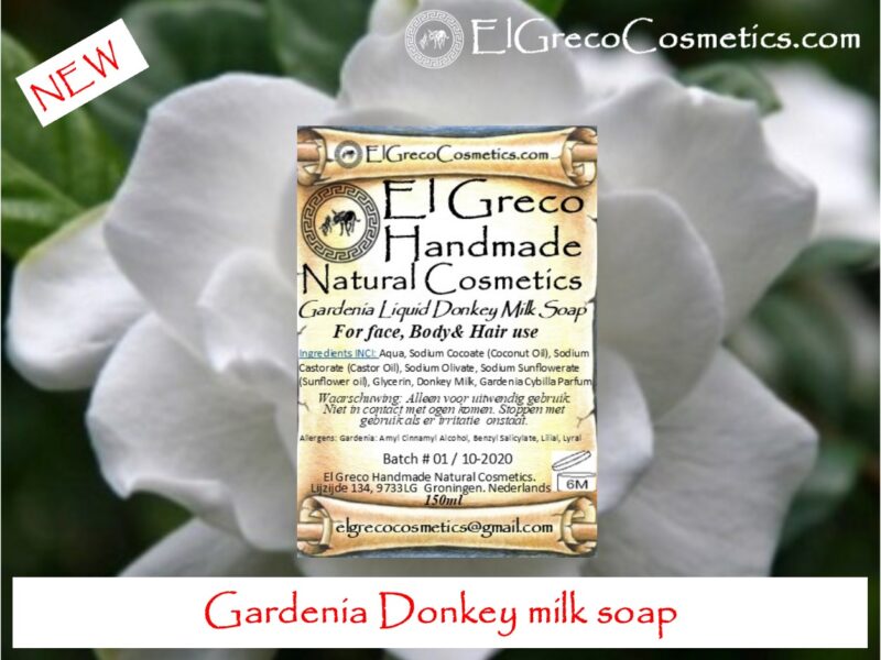 Gardenia Liquid donkey milk soap