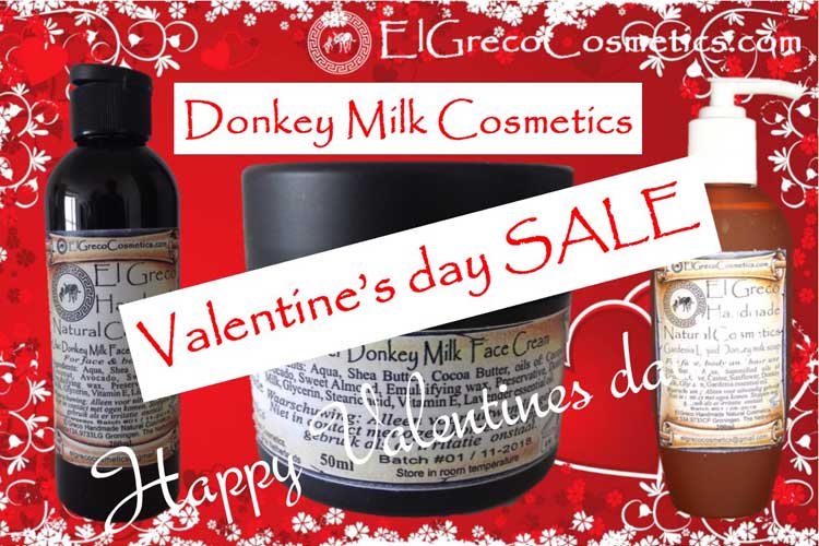 Donkey milk cosmetics the perfect Valentines Day gift