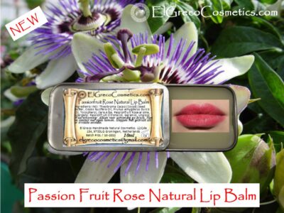 Passion fruit rose lip balm