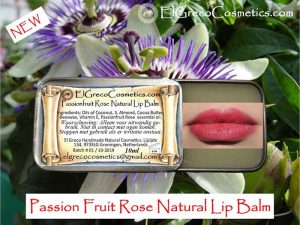 PassionFruit Rose Natural Lip Balm 10ml_01