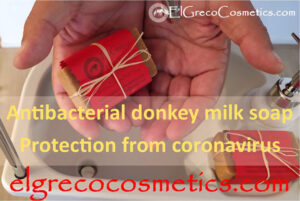 Antibacterial donkeymilk soap. Protection from coronavirus._01