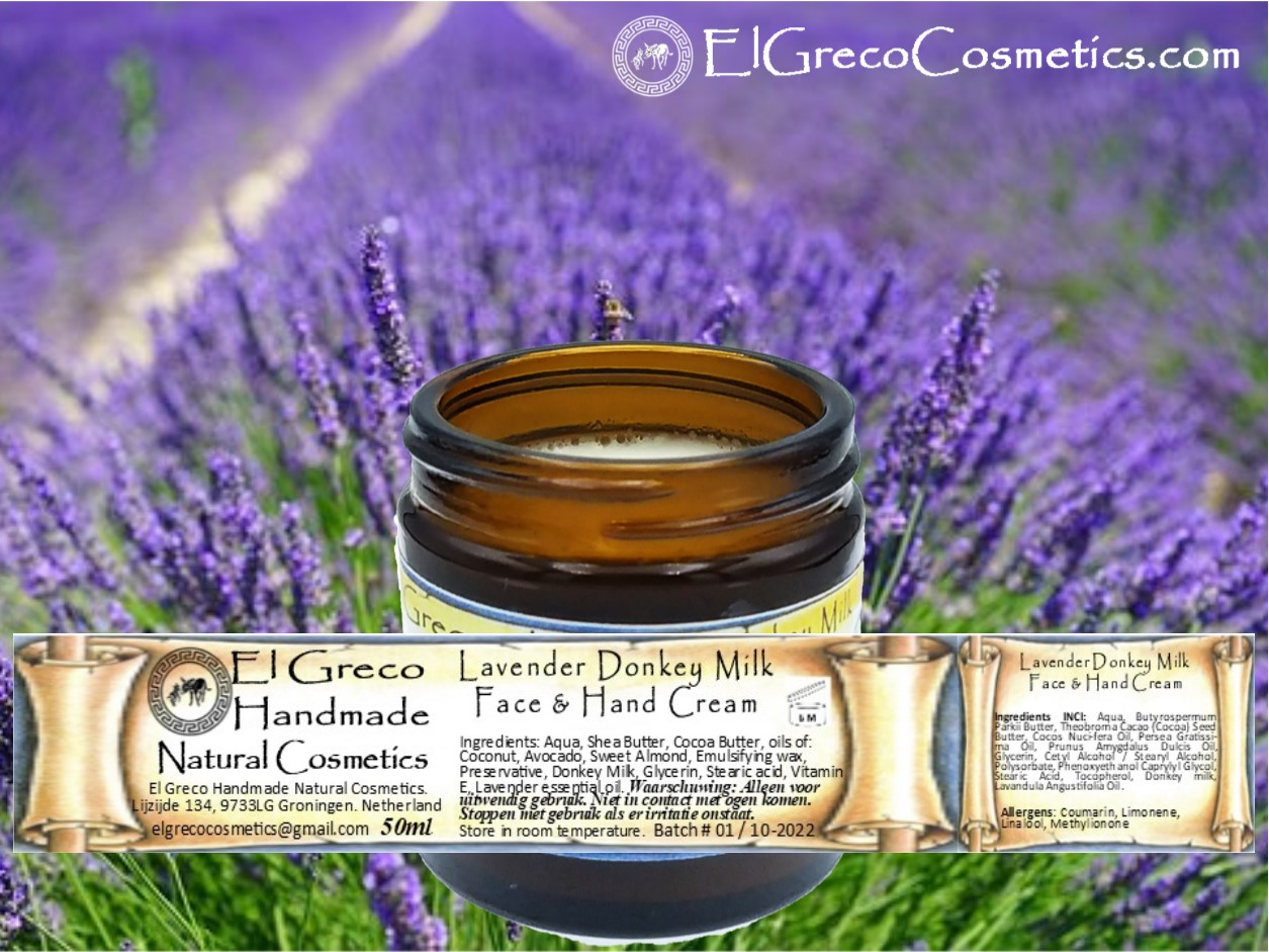 Lavender Donkey milk Face and Hand cream