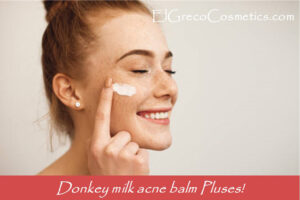 Donkey milk acne balm Pluses