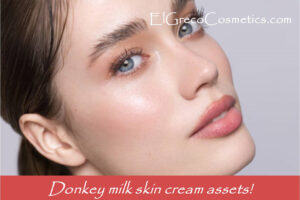 Donkey milk skin cream assets
