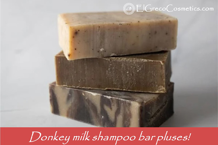 Donkey milk shampoo bar pluses
